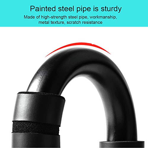 muxiao Barras push-up, alças para suportes de flexão em forma de S, barras de suporte push-up com pu