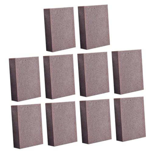 PATKAW 1 Juego Toallita Limpiadora Mágica Soporte para Esponja De Fregadero Líquido Esponjas Esponja para Platos Humedas Lavar Platos Húmedo Hundir Soplo Brown Corundo 10 Piezas