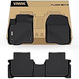 VIWIK Floor Liners for Honda CR-V 2023-2026 (Include Hybrid Models), All Weather Floor Mats Accessories TPE Custom 1st & 2nd Row Black