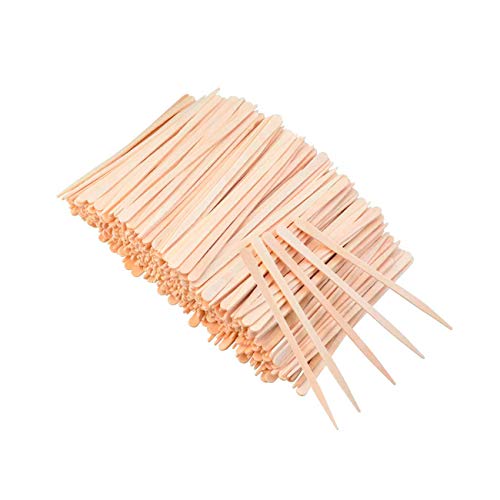 BuQiuRen 800 Pieces Wax Sticks Wood Spatulas Applicator Craft Sticks for Face & Eyebrows Hair Removal Sticks