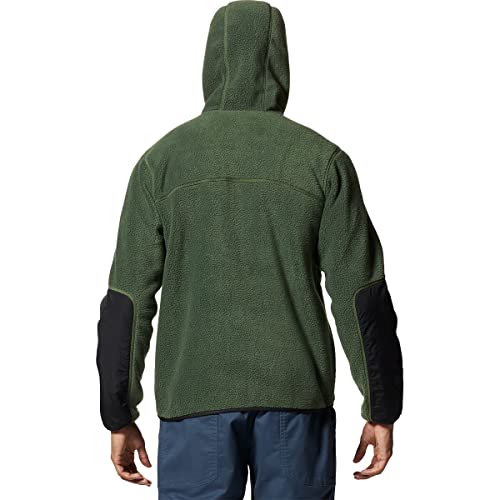 Image of Mountain Hardwear Men's HiCamp Fleece Hoody, Surplus Green, XX-Large