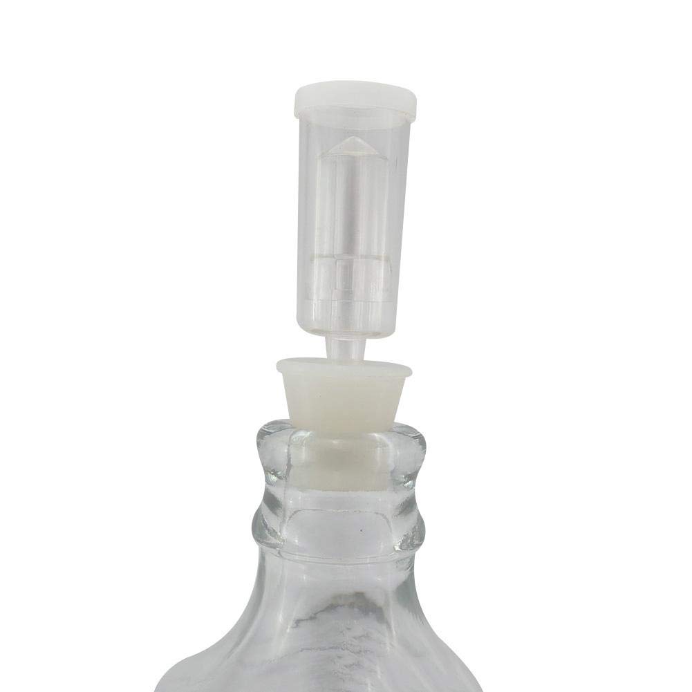 Easy-topbuy -way Brewing Valve Air Lock Beer Making Exhaust Valve For Wine Barrel, Brewing Airlocks Home Brewing Accessory