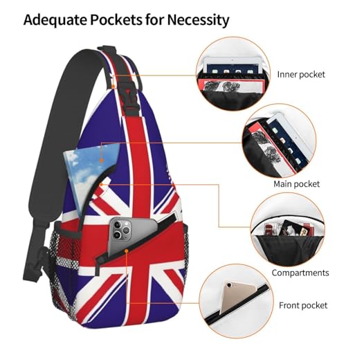 Mochila cruzada estilo UK para viaje y senderismo miniatura 4