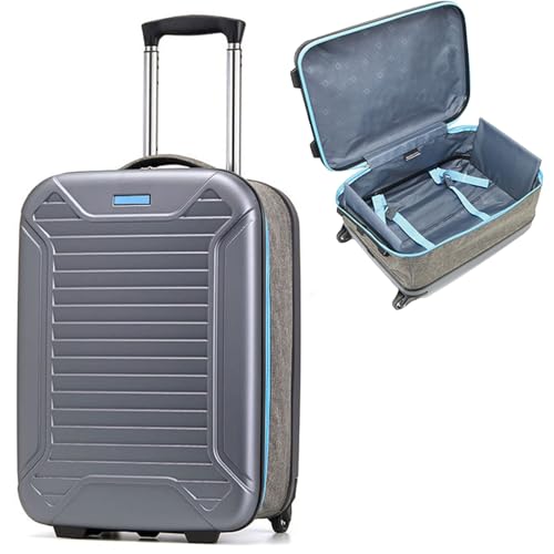 Portable and Foldable Suitcase, High Resilience, Ergonomic Design Anti-Friction and Anti-Slip, Large Luggage