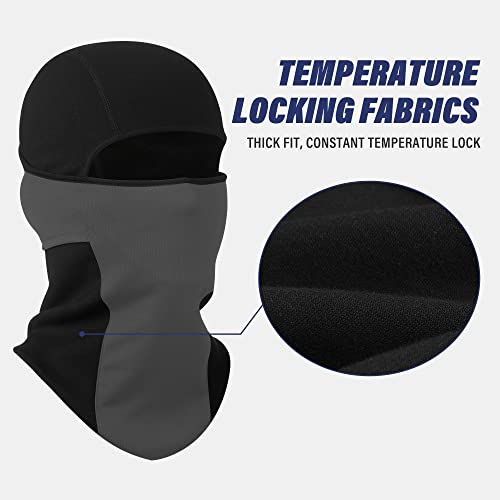 Balaclava Ski Mask- Windproof And Warmer Fleece Cold Weather Thick Face Mask In Winter For Skiing Snowboarding #TOP4