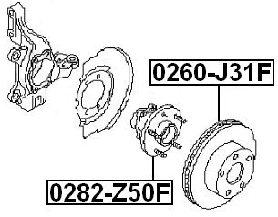 Amazon.com: 40202-Zx00A / 40202Zx00A - Front Wheel Hub For Nissan