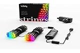 Twinkly Strings Cadena de Luces LED Controladas por Aplicaci n con 250 LEDs RGB 16 Millones de Colores 20 Metros Cable Negro Decoraci n de Iluminaci n Inteligente para Interiores y Exteriores