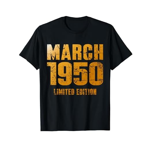 73 Cumpleaños Hombre 73 Años Edición Limitada Marzo 1950 Camiseta