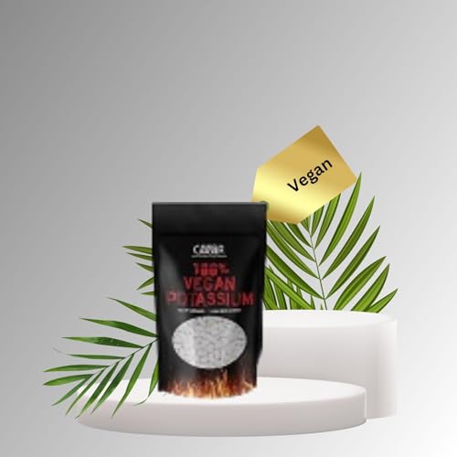 500 TABLETTEN - KALIUM / 100% Vegan Potassium Gluconat, Hochdosiert 495mg pro Tagesportion