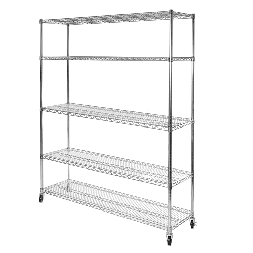 Seville 5-Tier Wire Shelving 60