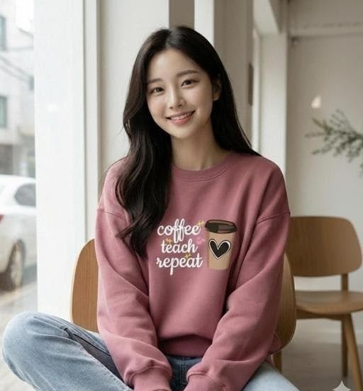 Image of Women Stylish Oversized Printed Stshirt Soft Fleece Winter r Casual Hoodie for Daily Fashion Pink XL