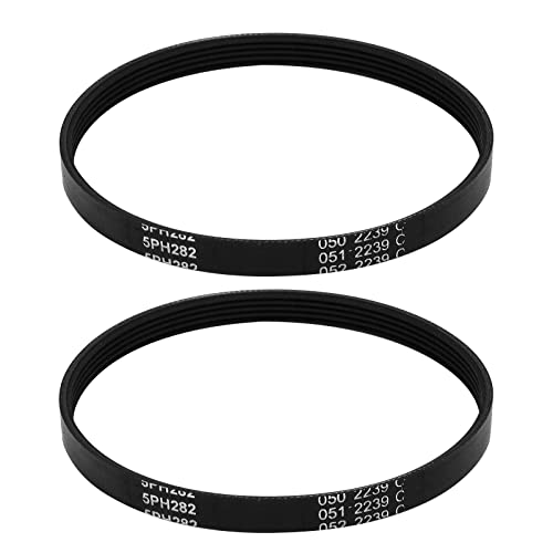 Abeskch Replacement 3 3/8" Diameter Grooved Vacuum Belt Part # 20-5218 for Kenmore Powermate Canister Vacuums (2Pcs)