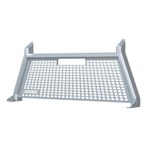 ARIES 1110202 AdvantEDGE Chrome Aluminum Truck Headache Rack Cab Protector,