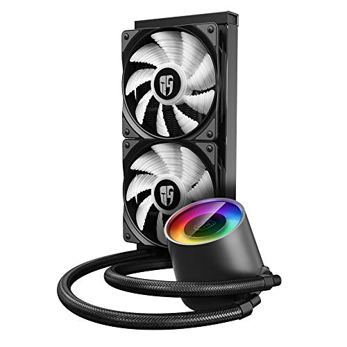 DeepCool Castle 240 RGB V2 Cooling System AntiLeak Radiator 240mm Liquid Heatsink RGB Rainbow