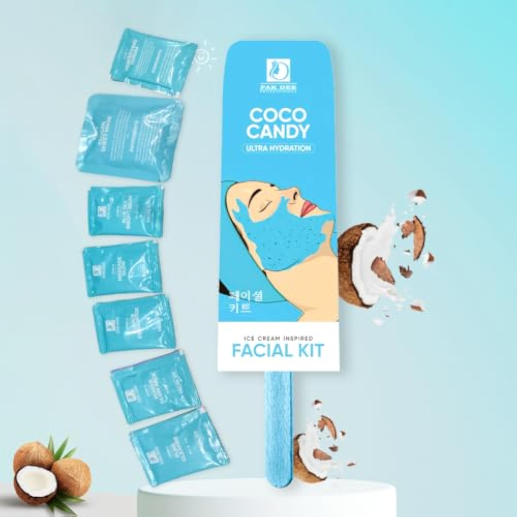 Pakdee Coco Candy Ultra Hydration Ice Cream Facial Kit