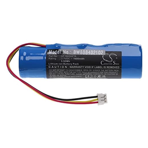 vhbw Batería Compatible con Akai EWI Solo, 5000 Instrumentos de Viento (1600 mAh, 3,7 V, Li-Ion)