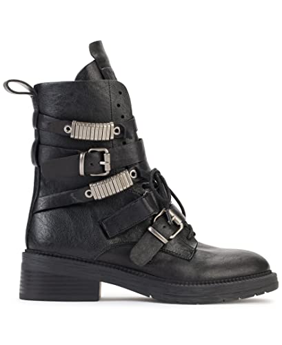 DKNY Women's Ita Strappy Combat Boot3