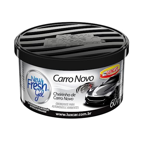 Luxcar New Fresh Gel Carro Novo 60 g – Aromatizante em Gel Automotivo