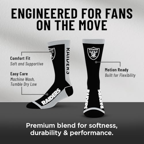 Image of For Bare Feet NFL Unisex Kids Nfl Mvp Crew Sock Youth