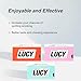 LUCY™ Nicotine Gum 2mg, 30 Count, Pomegranate, Cinnamon, Wintergreen - Canada NPN# 80120060 - NRT Stop Smoking Aid, Reduce Withdrawal Symptoms & Cravings