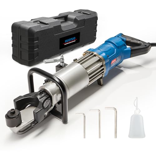 HUOTUO Dobladora eléctrica HRB16 azul