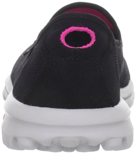 Skechers Skechers Performance Women's Go Walk Recovery Slip-On,Black/Hot Pink,6.5 M US