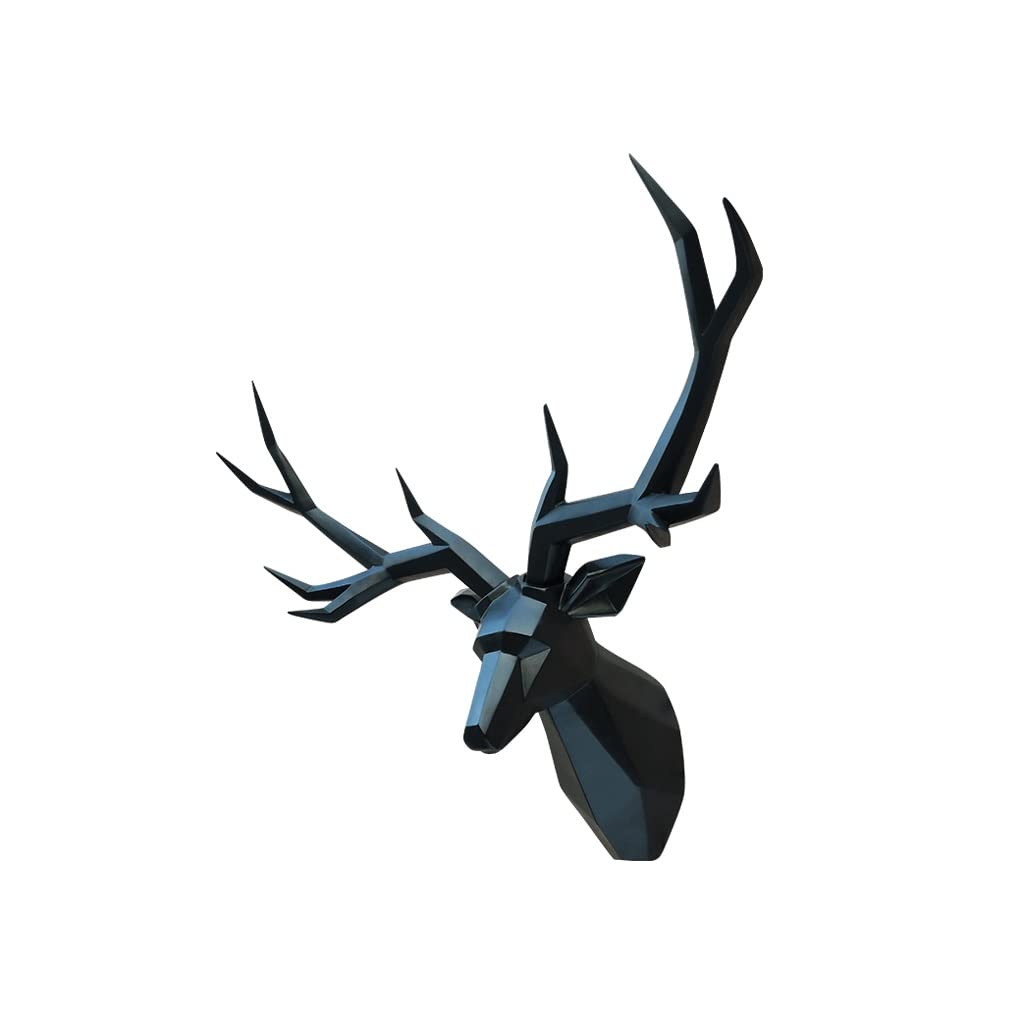 Décoration de tête de cerf pour sublimer le porche et le salon minimaliste