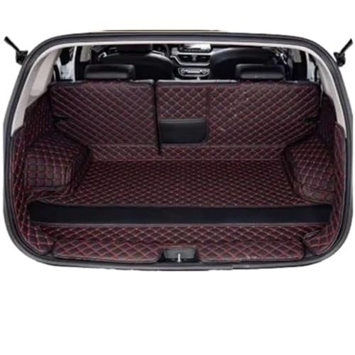 Tapis de coffre pour Benz Classe E W213 2017-2018 noir et rouge sur mesure