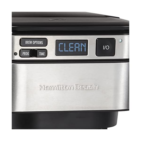 Hamilton Beach Programmable Coffee Maker, 12 Cups, Front Access Easy Fill, Pause & Serve, 3 Brewing Options, Black… - Image 3