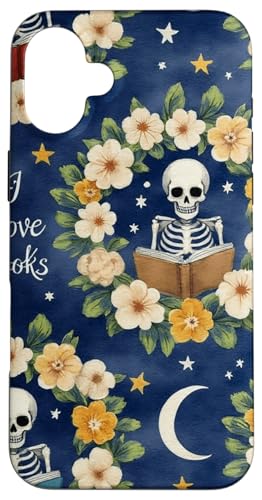 I Love Books Quiet Reader Book Lover Bookworm ���w �X�}�z�P�[�X iPhone 16 Plus �p