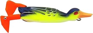 SuRIFace Tractor Screw Leg Imitation Decoys 9.5cm/11g 3D Eyes Screw Legs 360 DeGrrie Rotating Duck Fishing Lure
