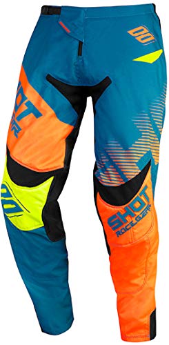 SHOT Maglia cross Contact Trust blu neon arancione...