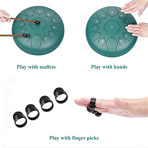 Handpan Coolmusic Zungentrommel aus Stahl mit 13 Tönen