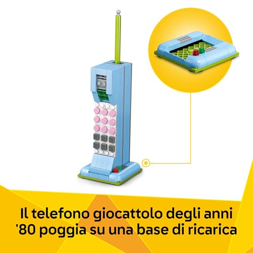 Creator 3in1 Telefono Retrò con Disco di Selezione Rotante - Si Trasforma in un Modello Anni '80 o in 2 Telefoni Cellulari Anni 2000 - Regalo Creativo per Bambine e Bambini da 8 Anni - 31174 - Lego - Immagine 6