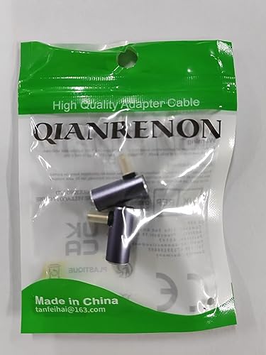 QIANRENON 40 Gbps USB C 90 ° Angolo Adattatore