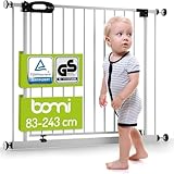 𝐋𝐄𝐈𝐂𝐇𝐓𝐄 𝐌𝐎𝐍𝐓𝐀𝐆𝐄: Das Absperrgitter kann mit oder ohne Bohren angebracht werden, durch Klemmen dauert es ca. 5 und durch Bohren ca. 10 Minuten. Lieferumfang des Treppenwächter: Schutzgitter in der Breite: 𝟗𝟓-𝟏𝟎𝟑 𝐜𝐦 für Babys & Co, Montagezubehör für Bohren und Klemmen, Wandschutz-Platten, ausführliche deutsche Anleitung