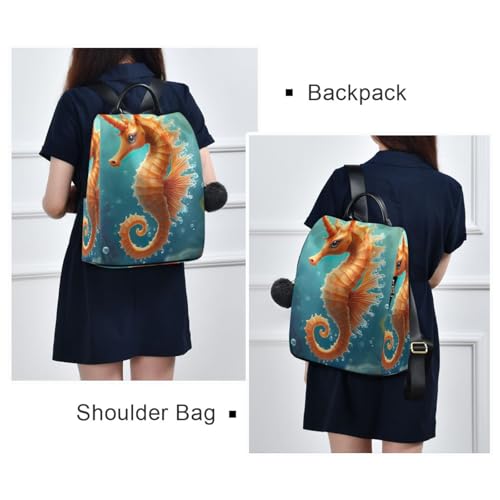 Mochila de viaje para mujer con diseño de unicornio, perfecta para senderismo y escapadas 7
