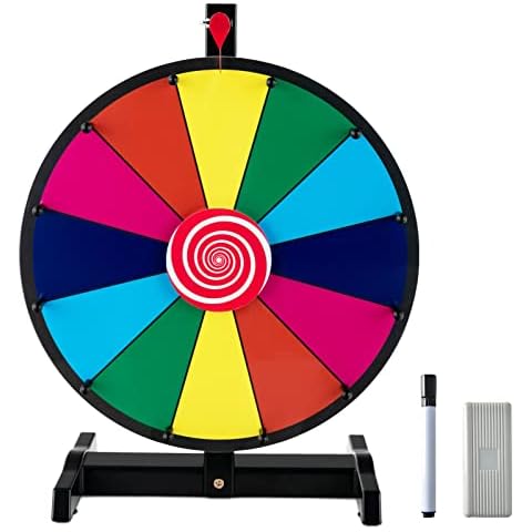COSTWAY 15" Customisable Prize Wheel Game Cover