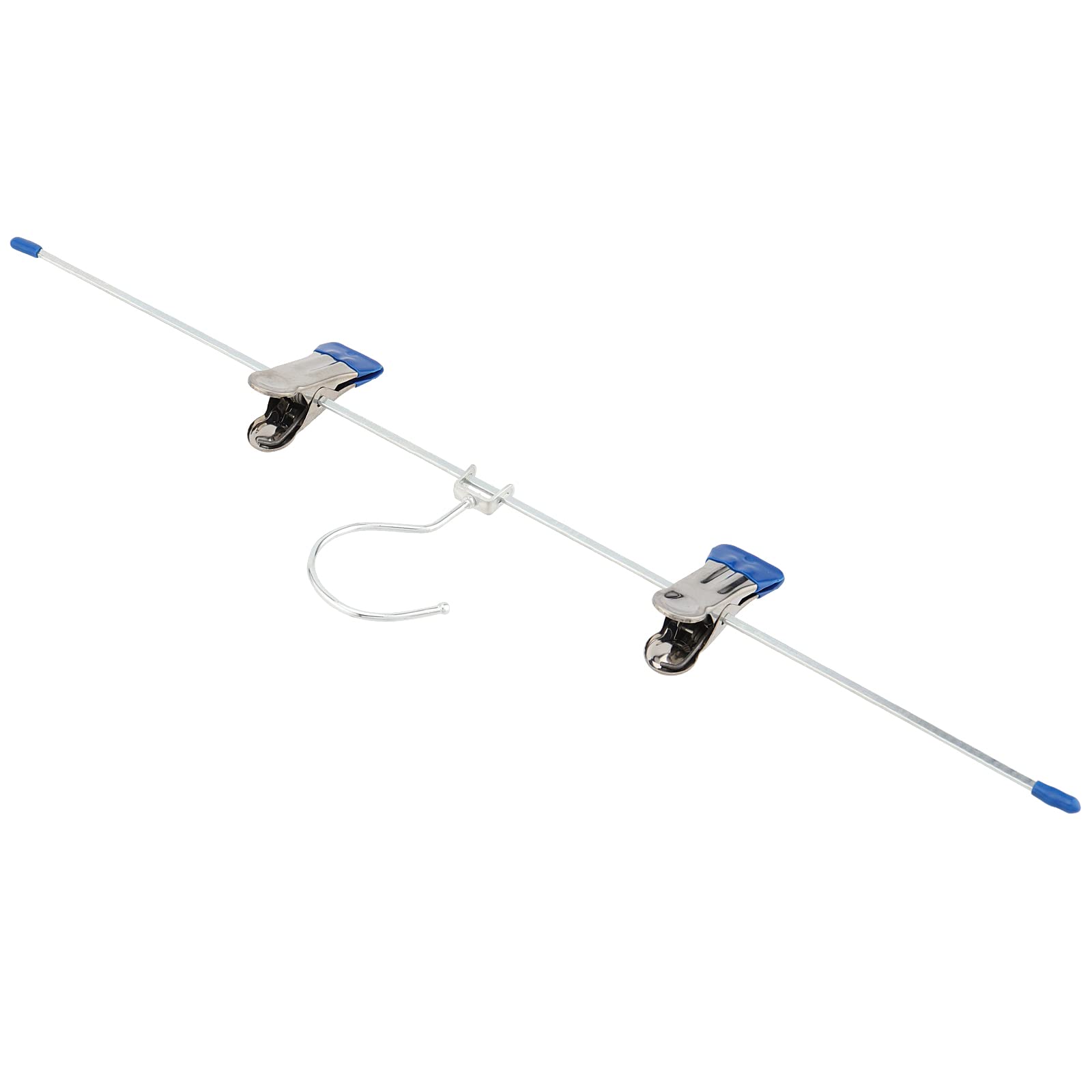 NGOSUET - Grucce per pantaloni in metallo, 30 pezzi, 40 cm, con clip regolabili, grucce per pantaloni, calze e gonne