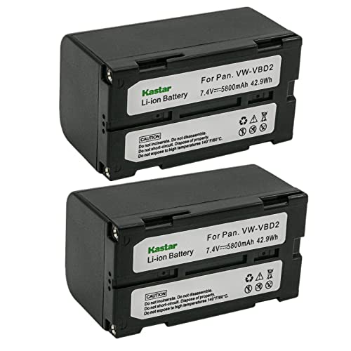 Kastar 2-Pack BDC-70 Battery for Hitachi VMH755/765/835/845/855/865/875/945/9955/9965/9975 + Topcon GPS HiPer II