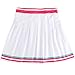 GRAJTCIN Cheerleader Costume for Women Cheerleading Uniform Adult Teenager Cheer Outfit Halloween Costume Dress (XS, White)