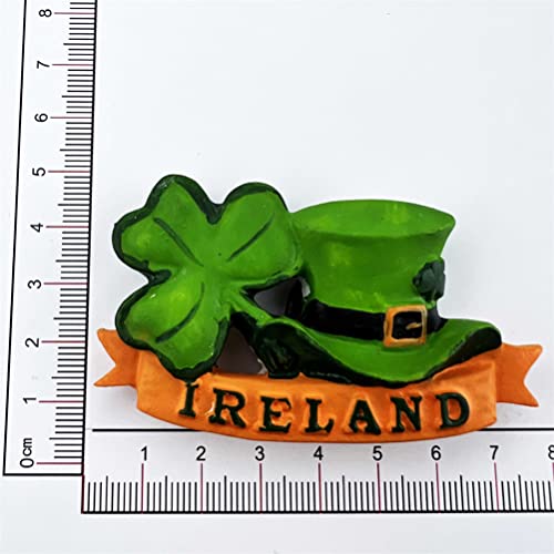 Imán de Nevera Decorativo Irlanda 3.1x2 pulg miniatura 2