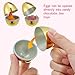 NOLITOY 20Pcs Plastic Fillable Easter Eggs Refillable Egg Candy Boxes Easter Party Favors Decor for Home Office and Events 2.36X1.57X1.57In