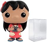 POP Disney: Lilo & Stitch - Figura de vinilo de Lilo Funko (incluye funda protectora de caja compati...