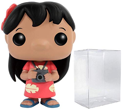 POP Disney: Lilo & Stitch - Figura de vinilo de Lilo Funko (incluye funda protectora de caja compatible)