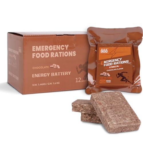 Emergency Food Bars - Chocolate MRE Ration (12 Count)
