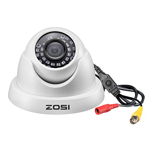 Zosi 1080P Full Hd 4-In-1 Tvi/Cvi/Ahd/Cvbs Security Camera 1920Tvl Outdoor Indoor Day Night Surveillance Cctv Dome Camera For Hd-Tvi, Ahd, Cvi, And Cvbs/960H Analog Dvr System(White) #TOP9