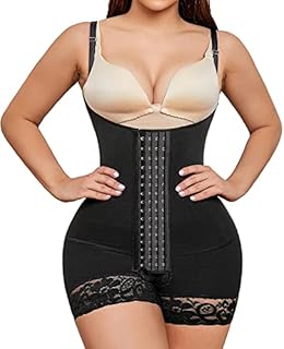 SHAPERX Shapewear Tummy Control High Compression Fajas Colombianas for Women Butt Lifter,SZ7206-Black-M