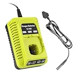 P117 Chargeur de Batterie de Rechange Compatible avec Ryobi P103 P104 P105 P102 P103 P107 P108 12 V-18 V Li-ION et Ni-Cad Ni-Mh, indicateur Intelligent Sensible