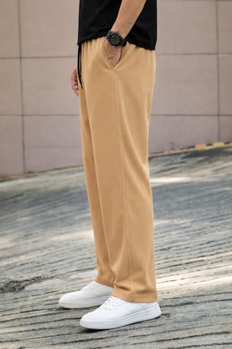 Image of Mack Jonney Men Waffle Knit Cotton Track Pants|Regular Fit |Soft Breathable Lounge Wear|Casual Wear WF-31